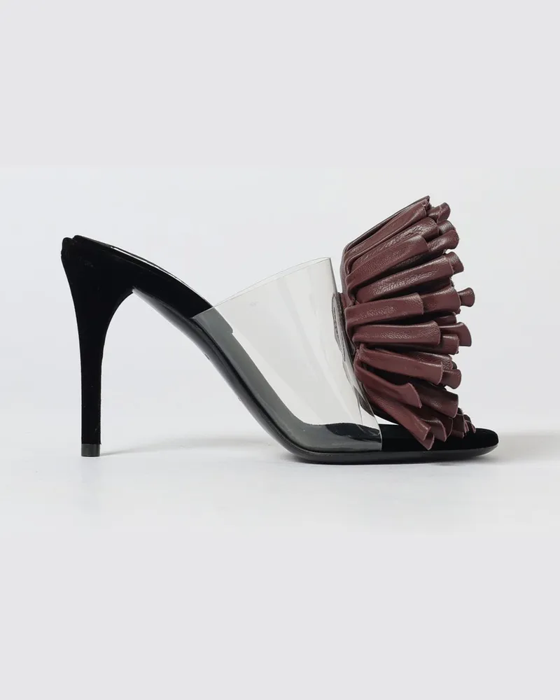 Alaïa Schuhe damen Burgunderrot
