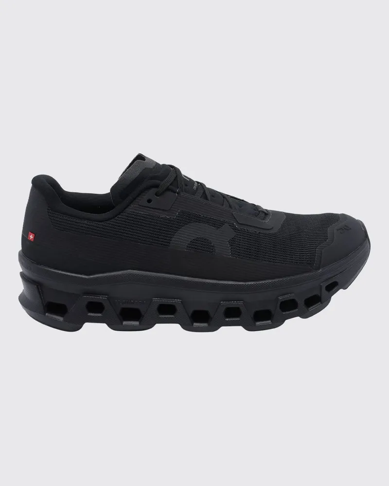 ON Cloudmonster Void Sneakers aus atmungsaktivem, recyceltem technischem Mesh Schwarz