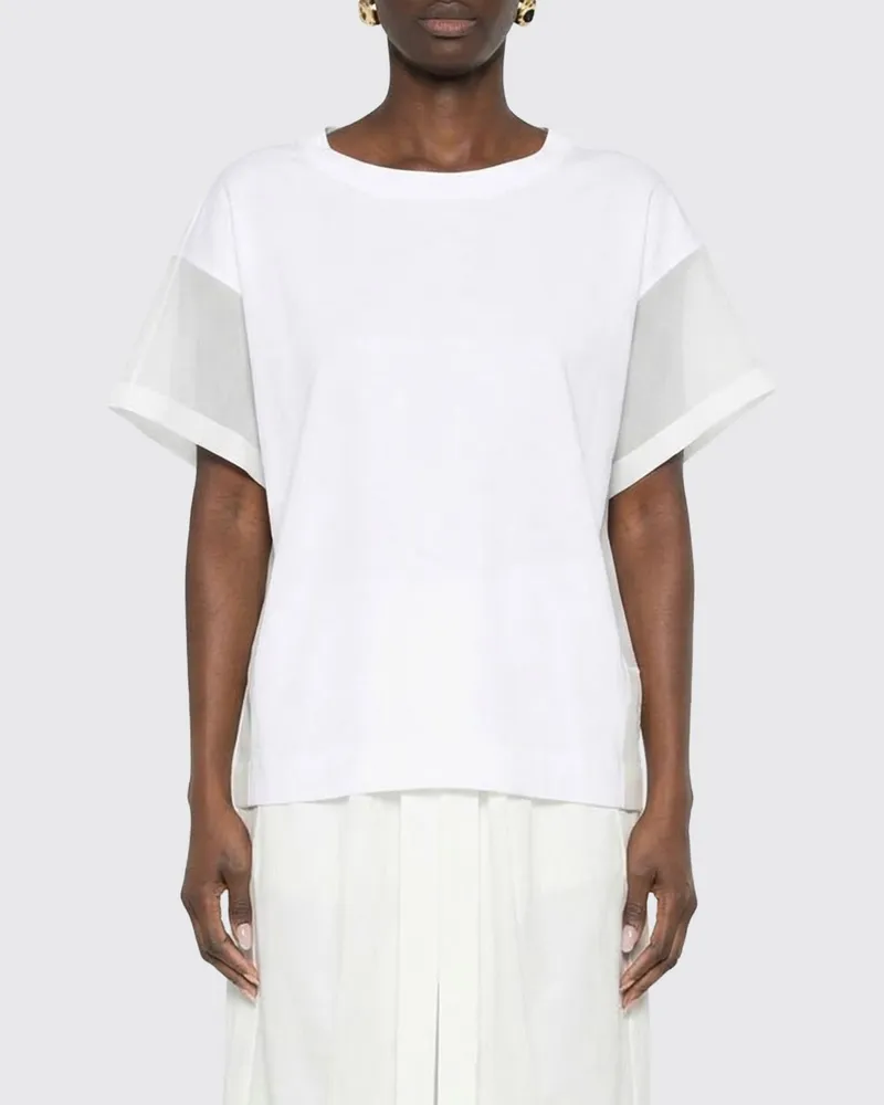 Brunello Cucinelli T-shirt damen Weiß