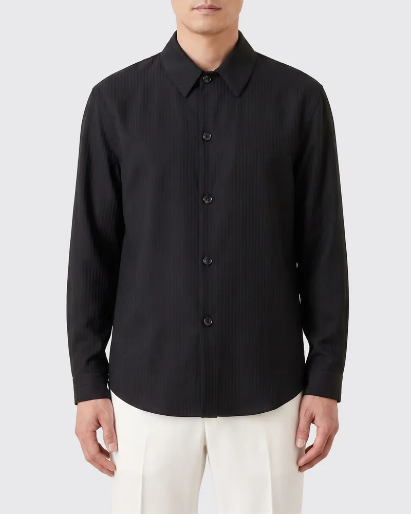 Giorgio Armani Hemd herren Schwarz