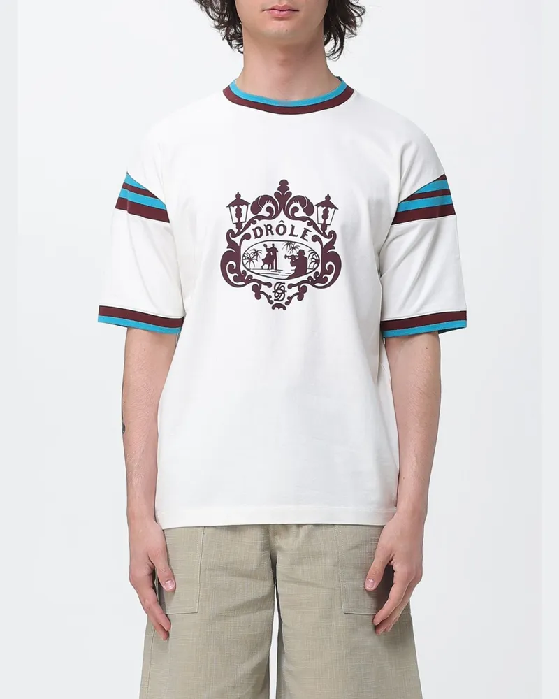 Drôle de Monsieur T-shirt herren Weiß