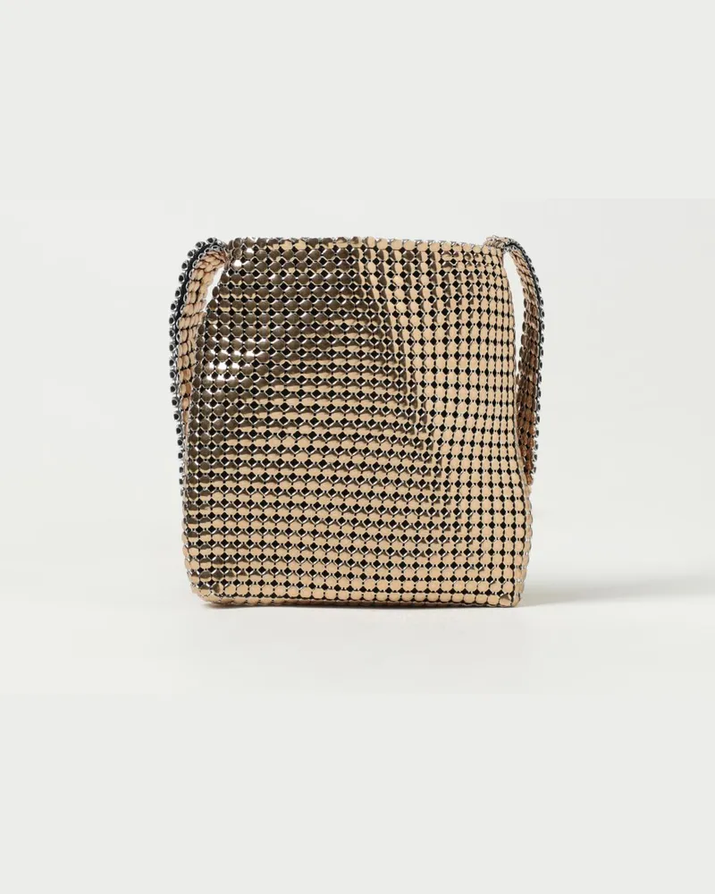 Paco Rabanne Schultertasche damen Gold