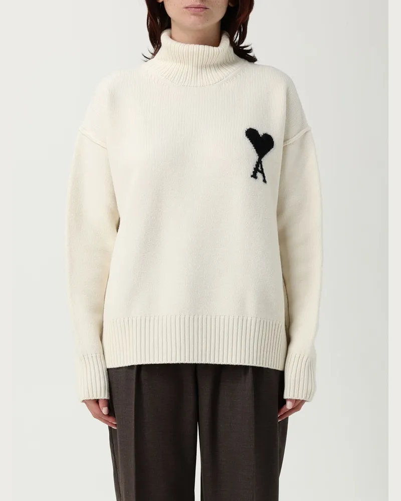 AMI Paris Pullover damen Beige
