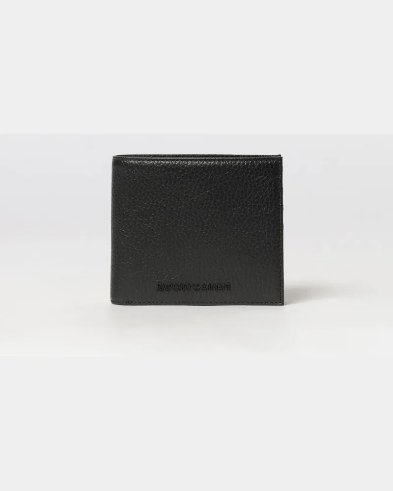 Emporio Armani Portemonnaie herren Schwarz