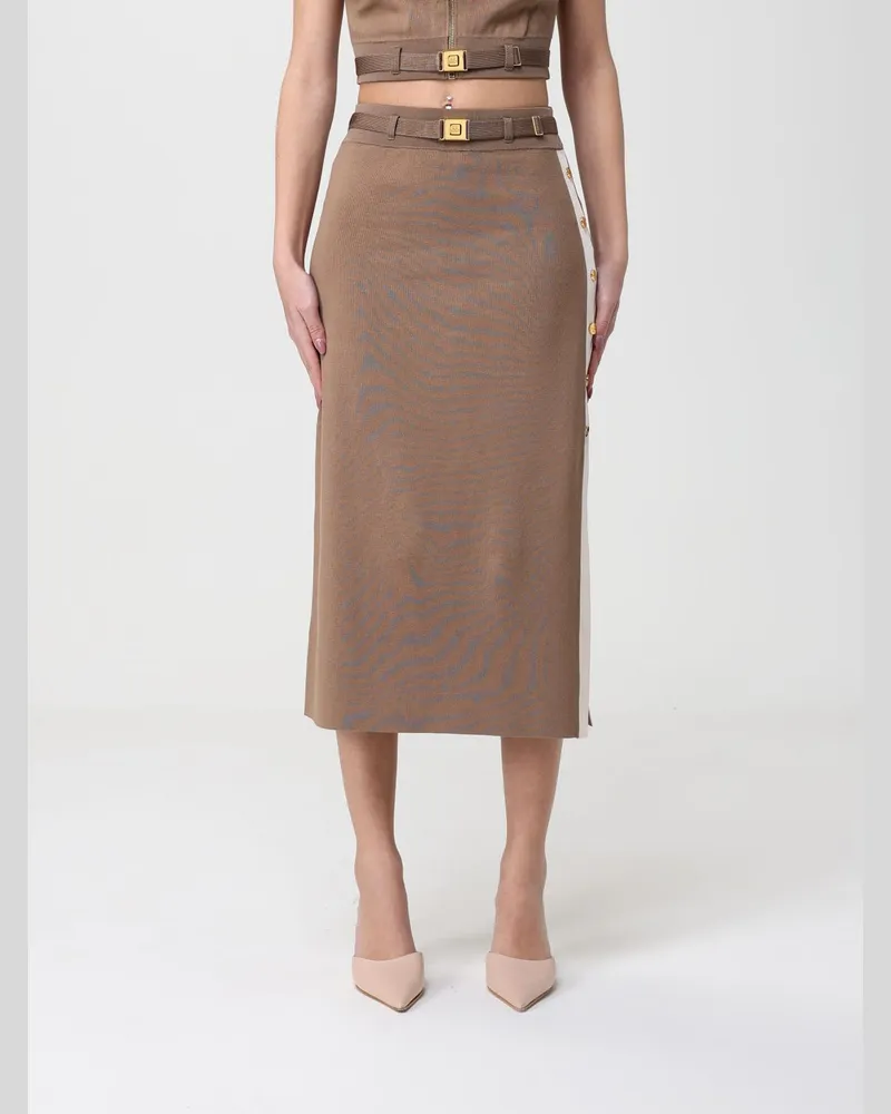 Elisabetta Franchi Rock damen Sand