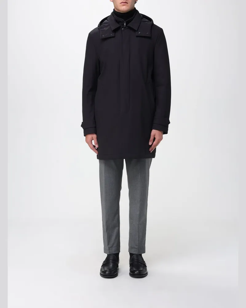 Fay Mantel herren Schwarz