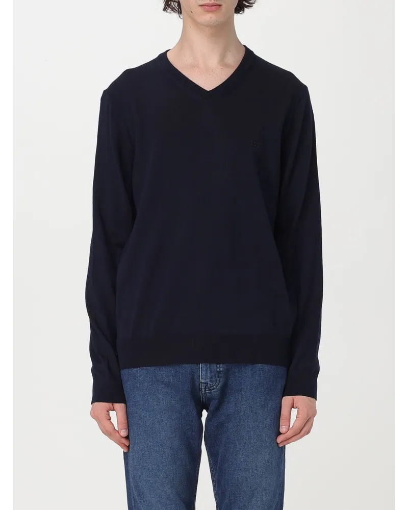 HUGO BOSS Pullover herren Blau
