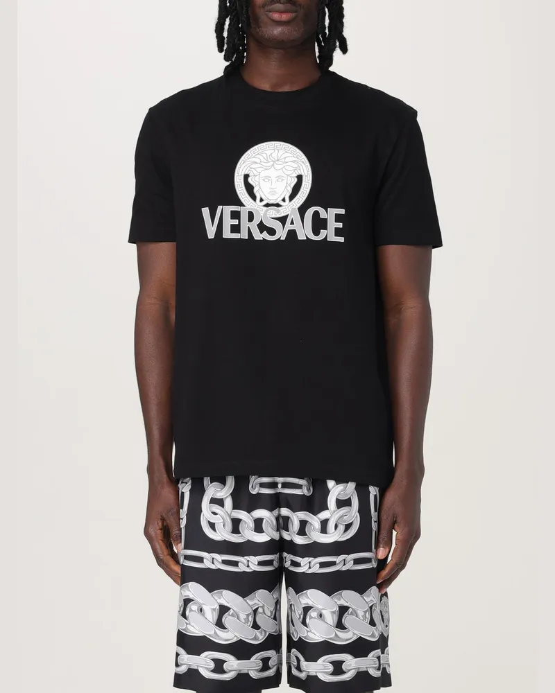 Versace T-shirt herren Schwarz