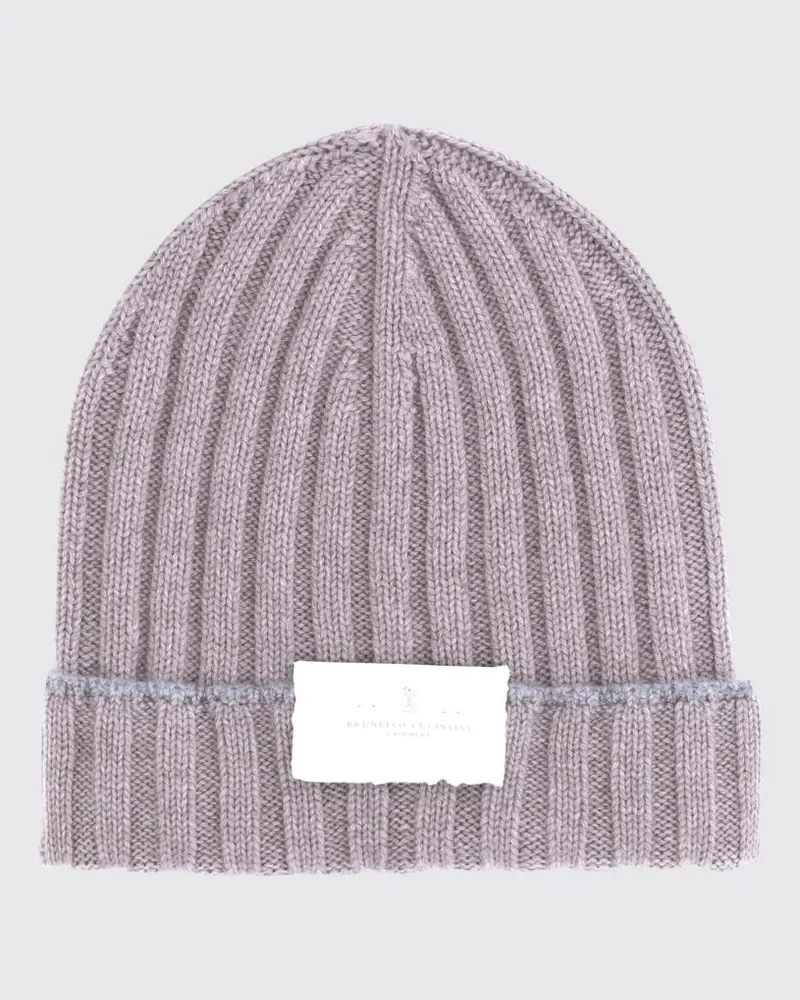 Brunello Cucinelli Hut herren Grau