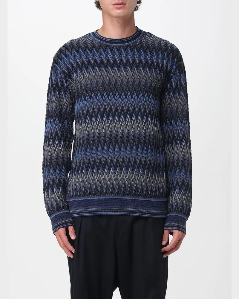 Missoni Strickjacke herren Blau