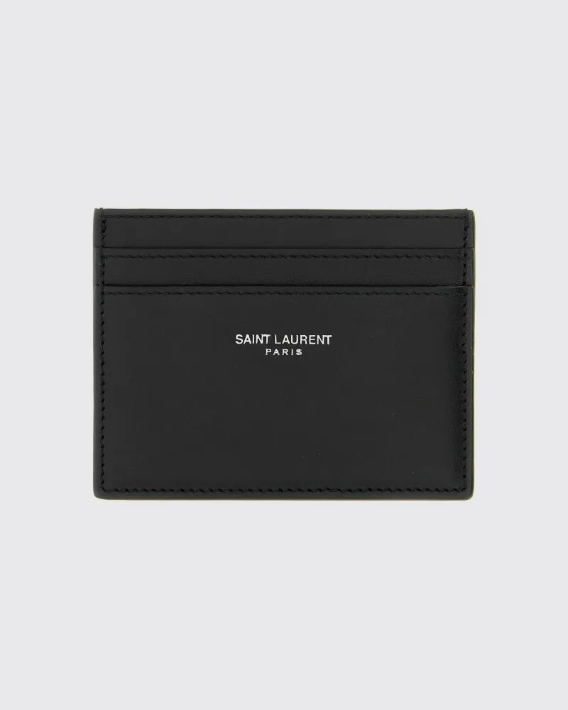 Saint Laurent Portmonnaie herren Schwarz
