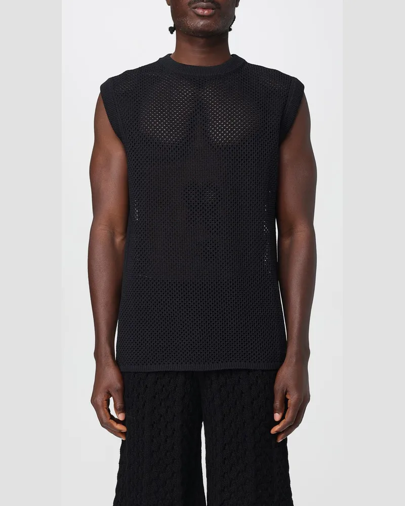 Laneus Pullover herren Schwarz