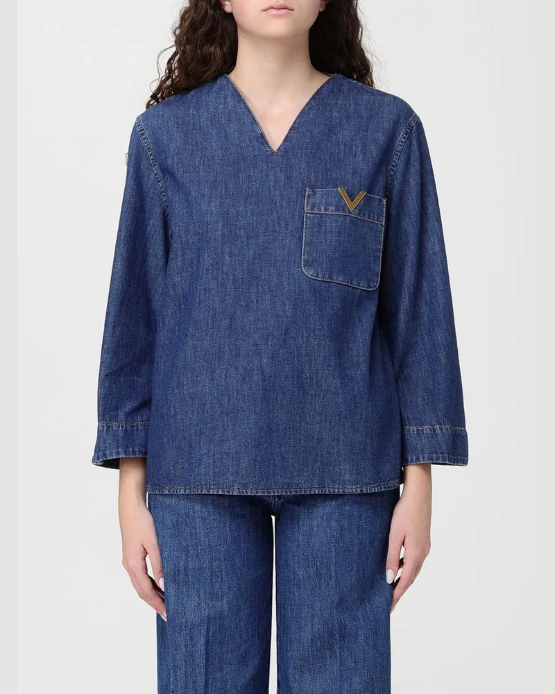 Valentino Garavani Hemdbluse damen Hellblau