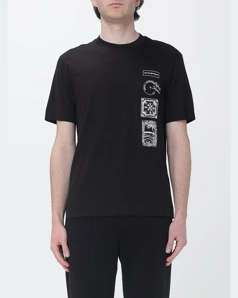 Emporio Armani T-shirt herren Schwarz