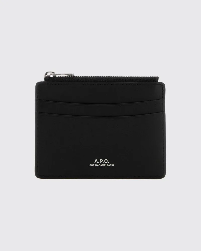 A.P.C. Portemonnaie herren Schwarz