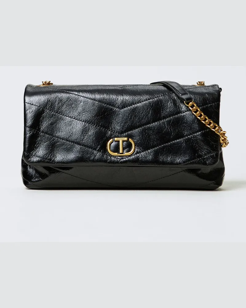 Twin-Set Schultertasche damen Schwarz