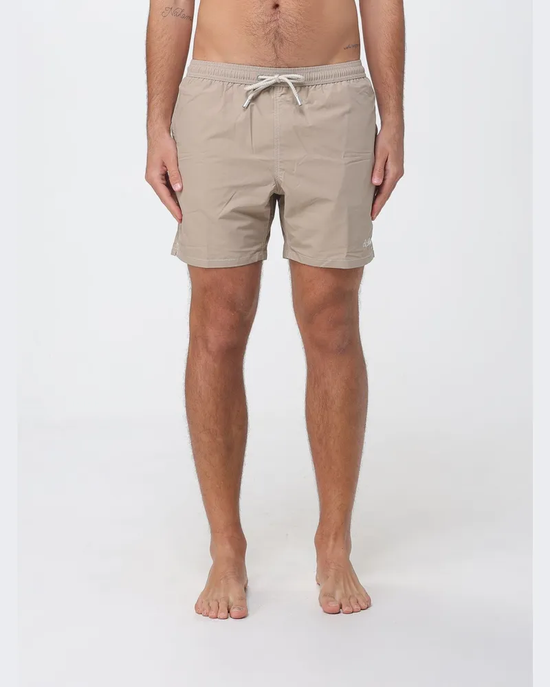 MC2 Saint Barth Karierter Badeanzug Beige