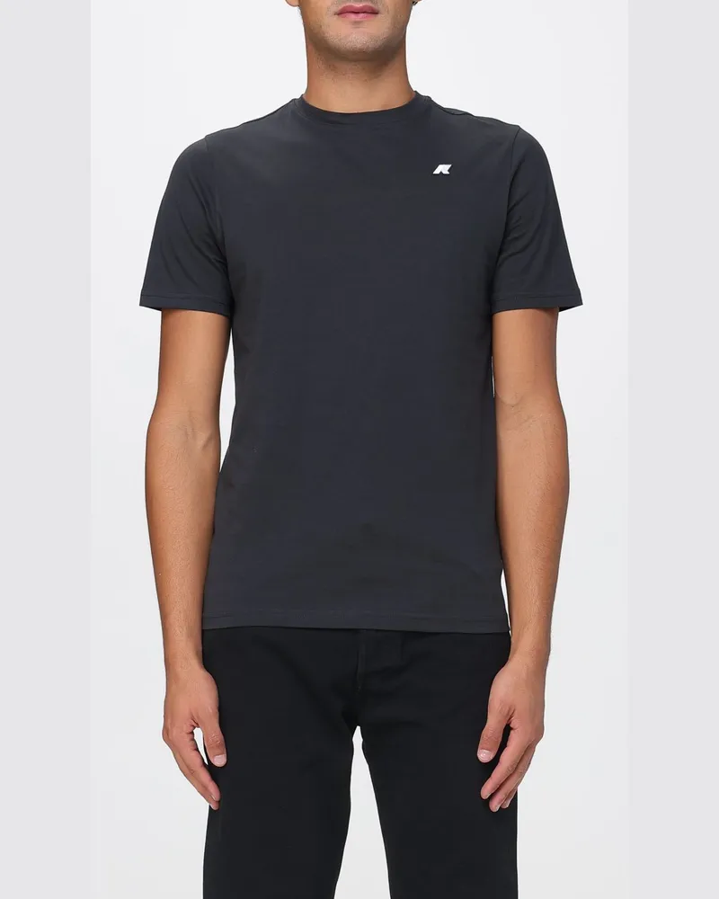 K-Way T-shirt herren Schwarz