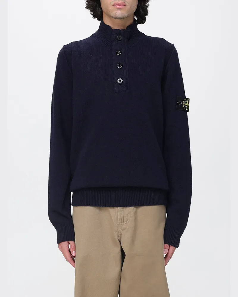 Stone Island Pullover herren Blau