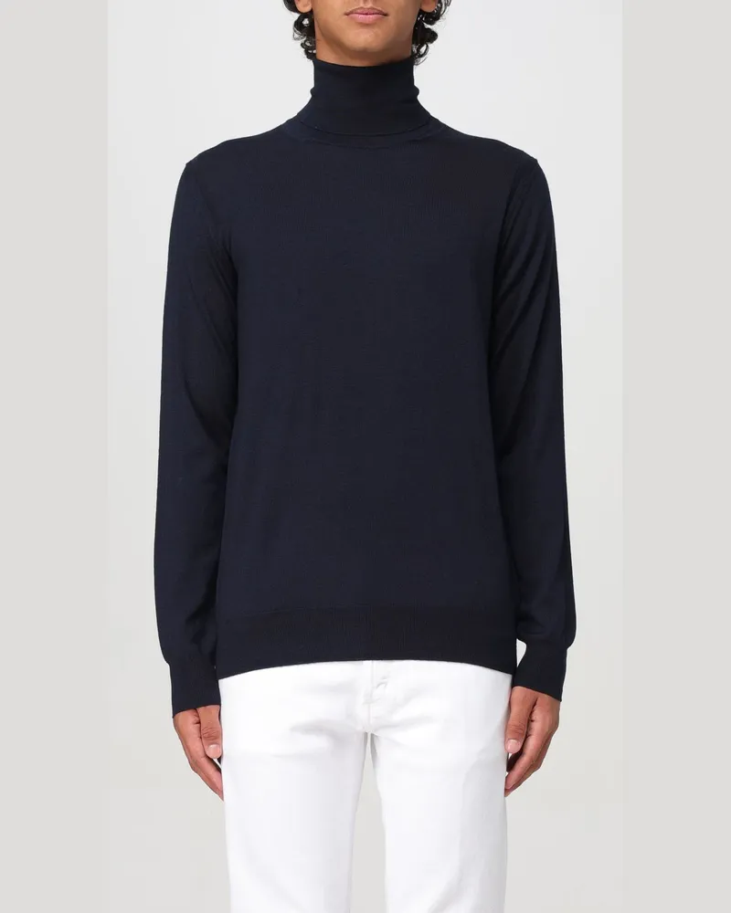 Paolo Pecora Milano Pullover herren Blau