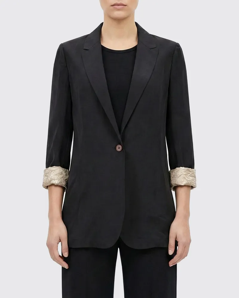 ALYSI Top damen Schwarz