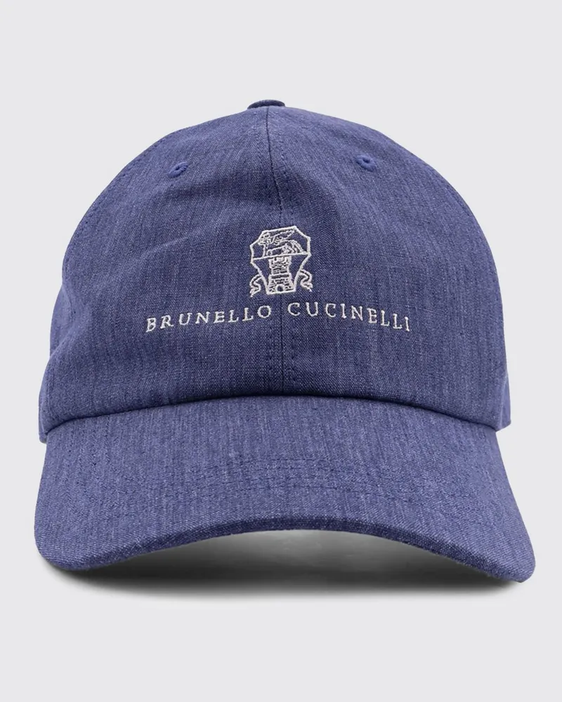 Brunello Cucinelli Hut herren Blau