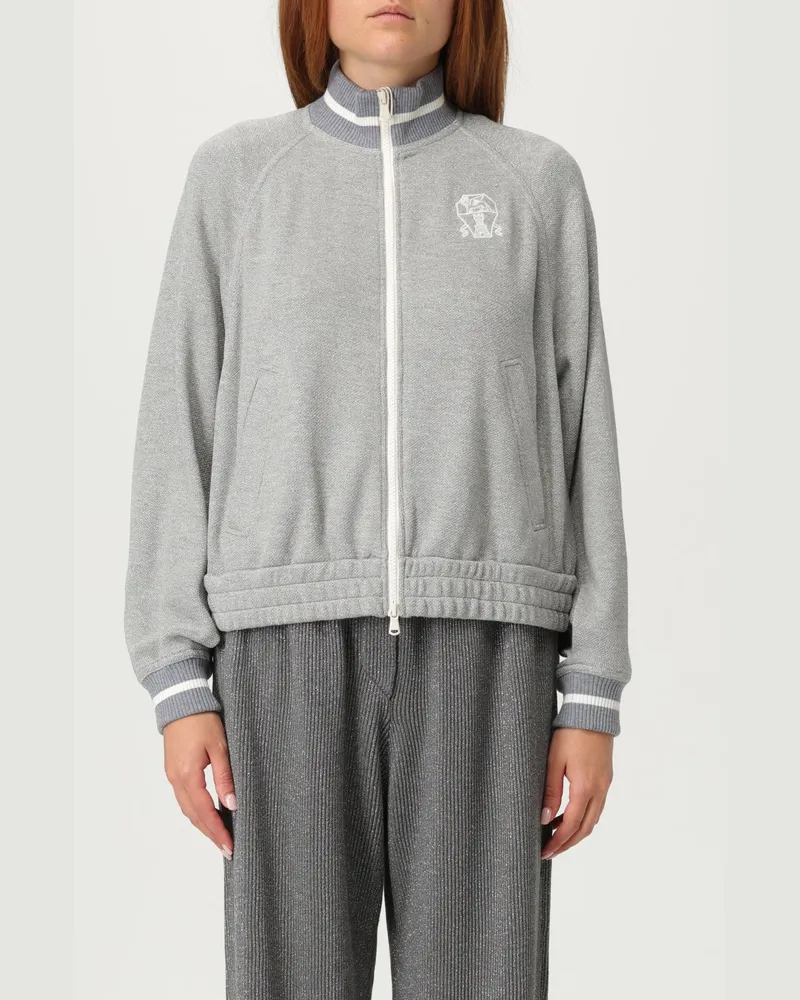 Brunello Cucinelli Pullover damen Grau