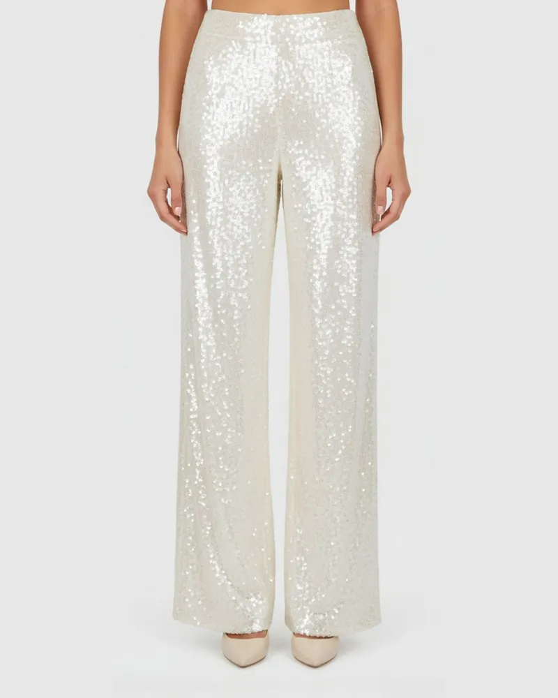 Alberta Ferretti Hose damen Ivory