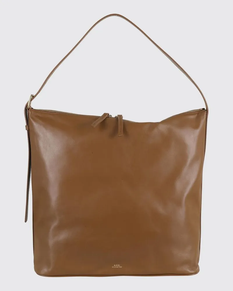 A.P.C. Schultertasche damen Leder