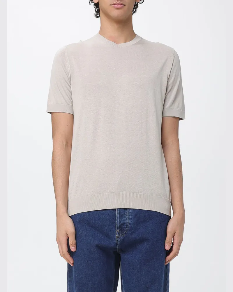 Paolo Pecora Milano Pullover herren Sand