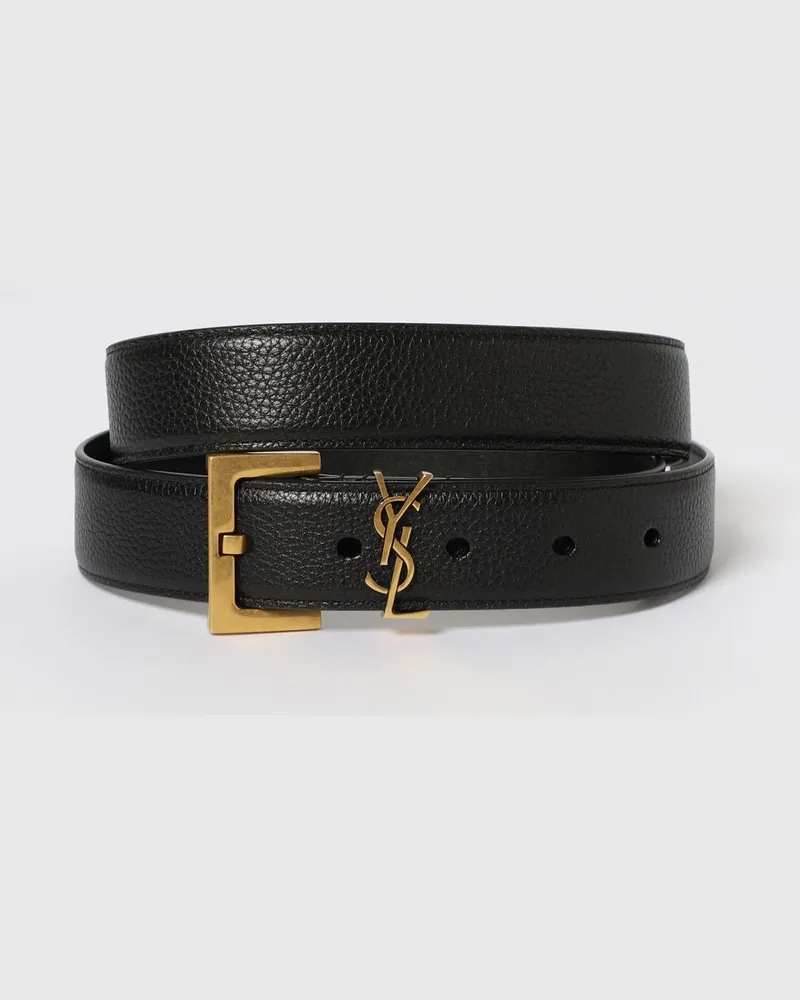 Saint Laurent Grtel herren Schwarz
