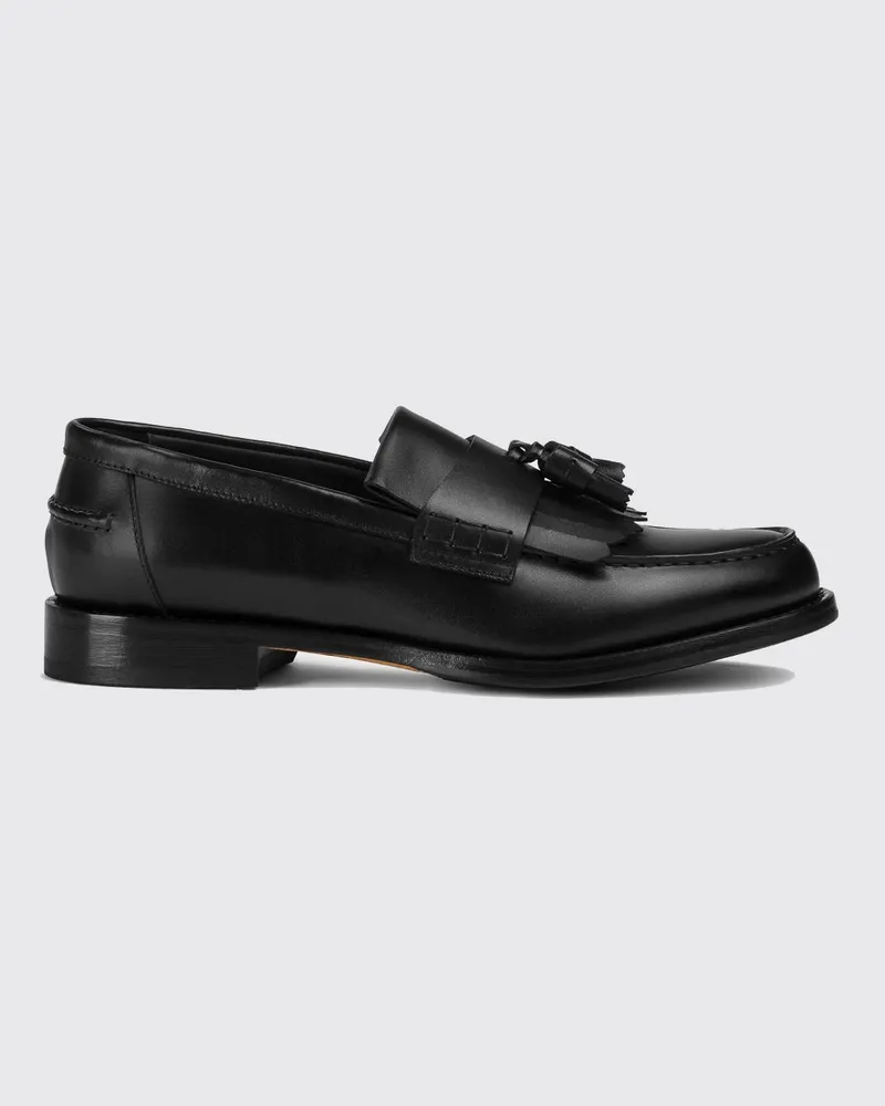 Doucal´s Mokassins herren Schwarz