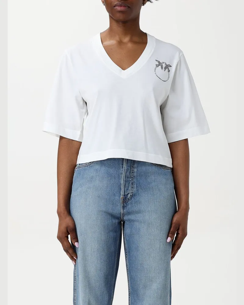 Pinko T-shirt damen Weiß