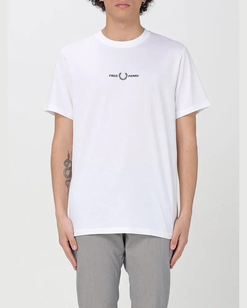 Fred Perry T-shirt herren Weiß