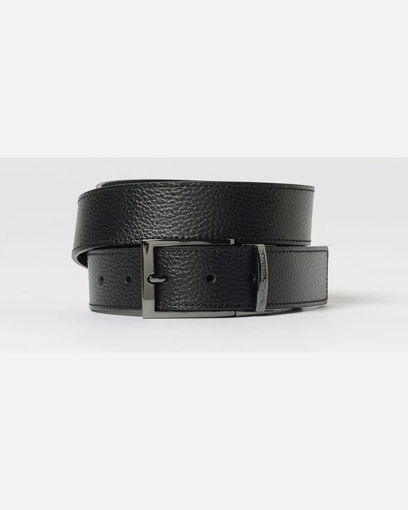 Emporio Armani Grtel herren Schwarz