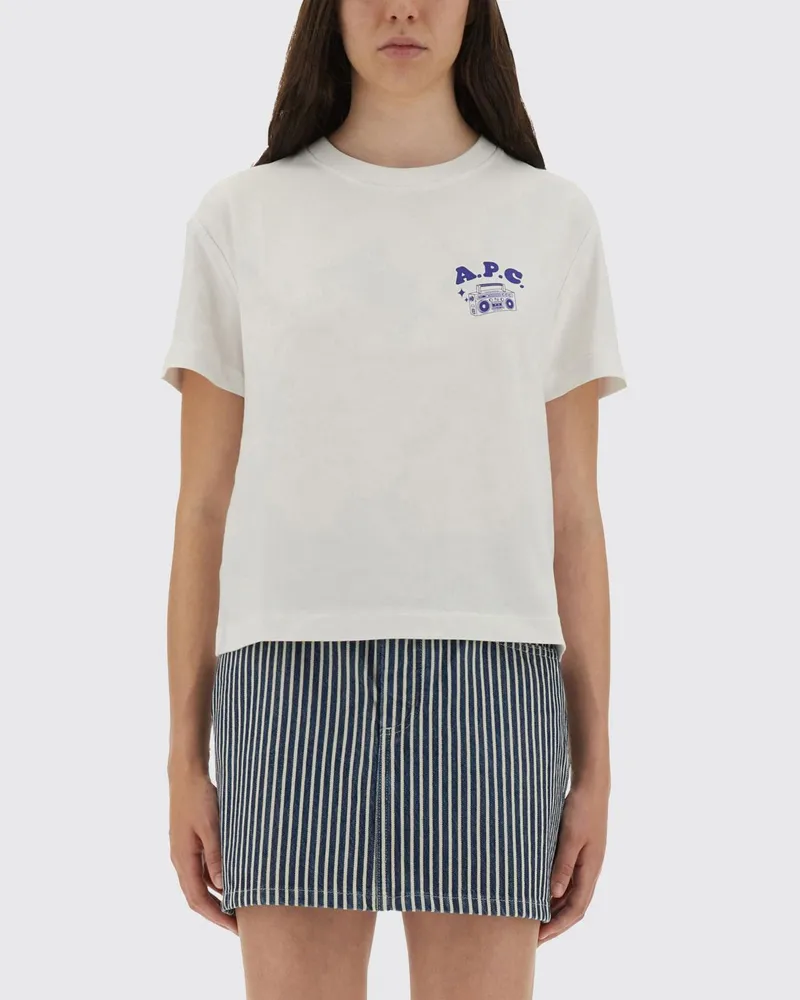 A.P.C. T-shirt damen Weiß