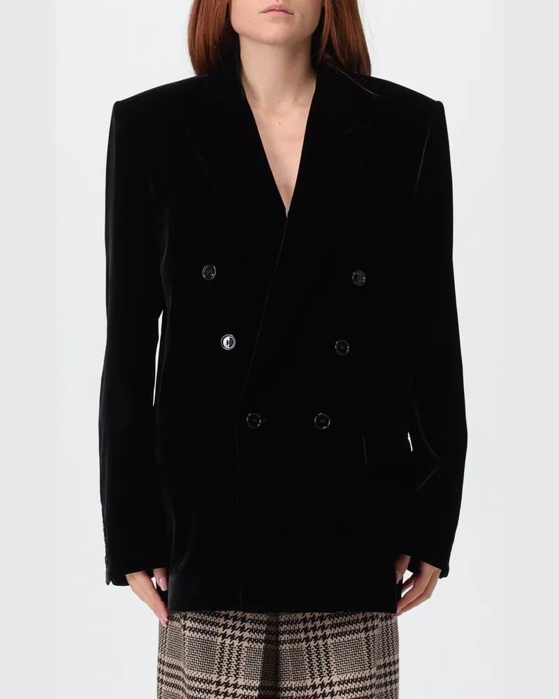 Saint Laurent Jacke damen Schwarz