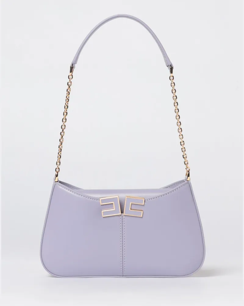 Elisabetta Franchi Schultertasche damen Lila