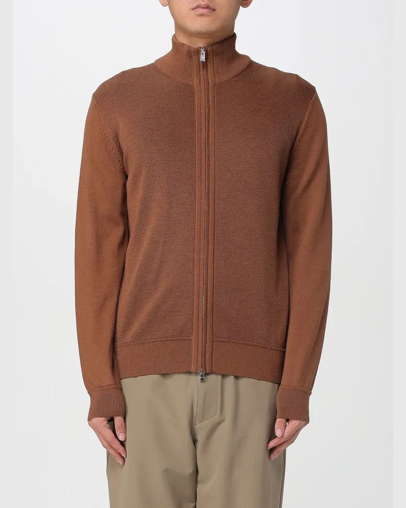 HUGO BOSS Strickjacke herren Braun