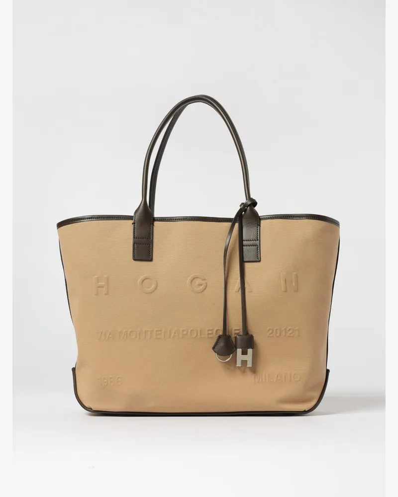 Hogan Schultertasche damen Sand