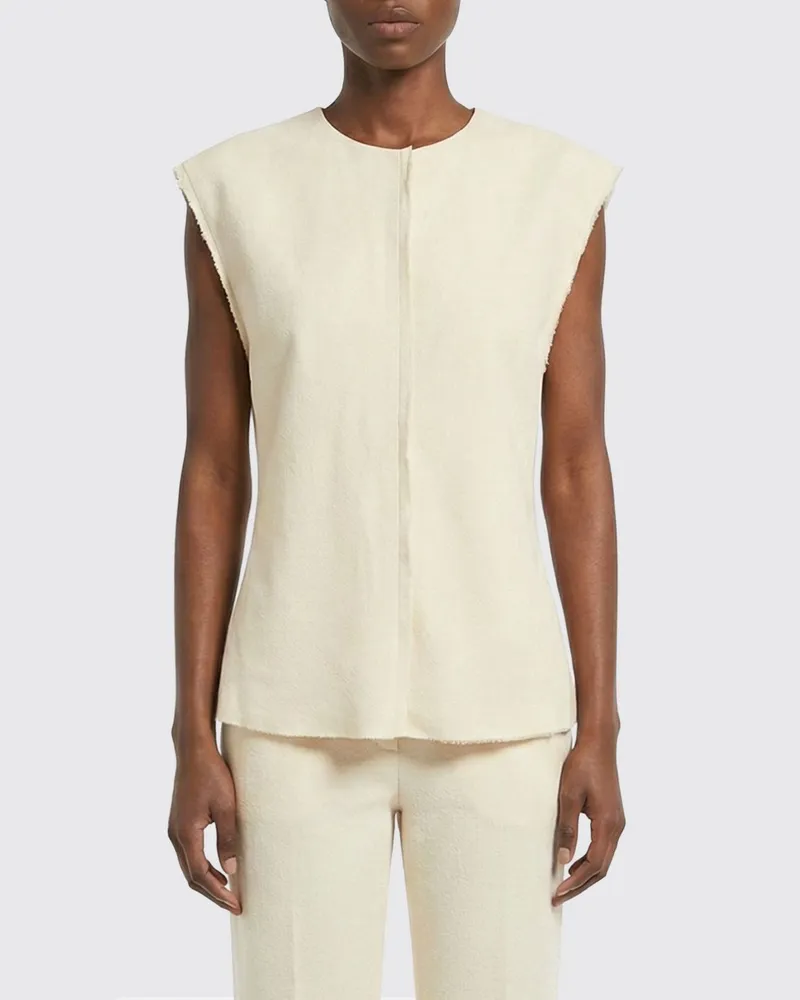 AMI Paris Top damen Ivory