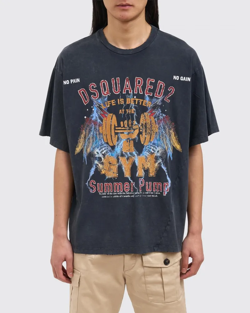 Dsquared2 T-shirt herren Schwarz