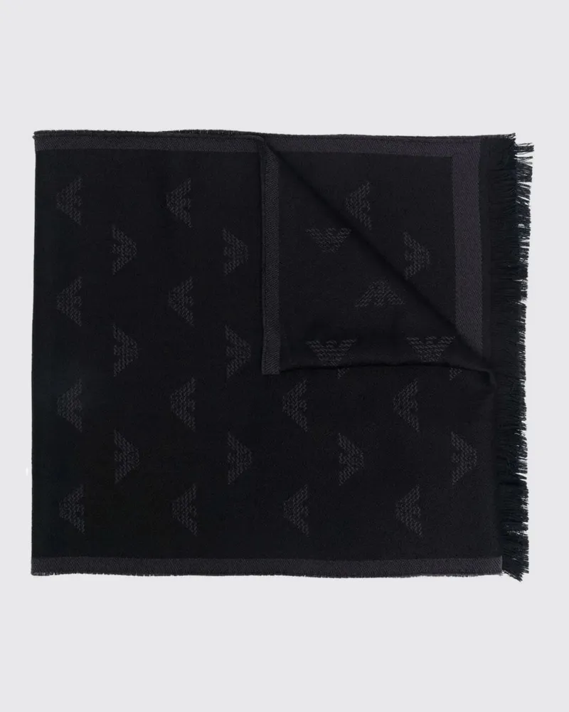 Emporio Armani Schal herren Charcoal