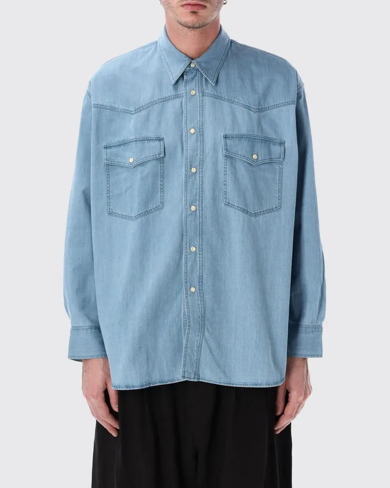 Studio Nicholson T-shirt herren Denim