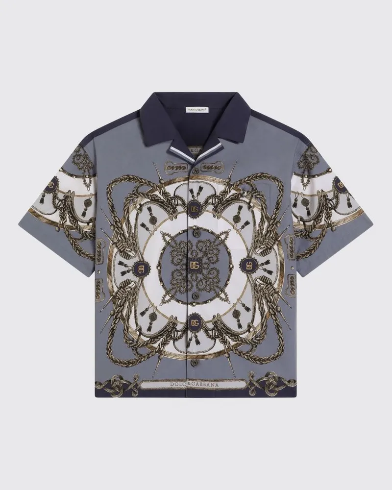 Dolce & Gabbana DOLCE  GABBANA Hemd kinder Dolce & Gabbana Blau