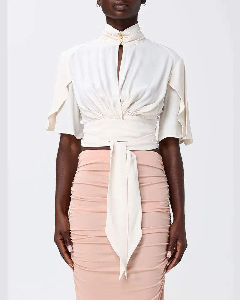 Elisabetta Franchi Top damen Gelb