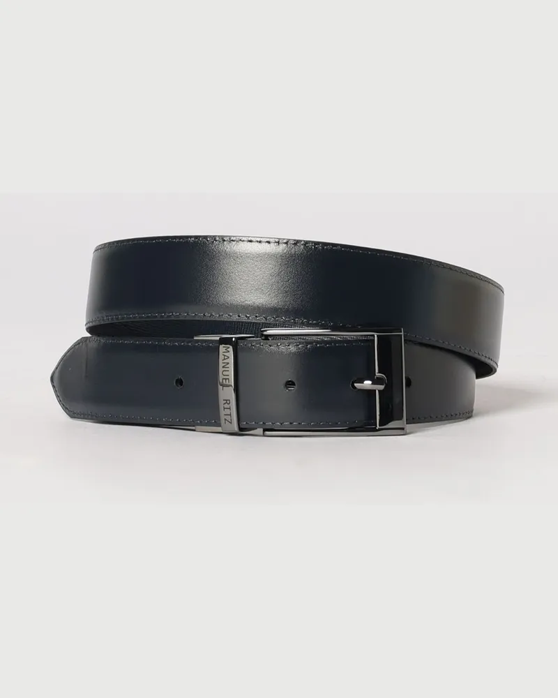 Manuel Ritz Gürtel herren Blau