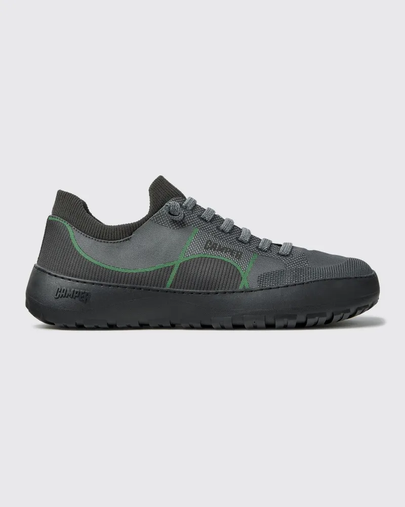 Camper Zweifarbige Peu Serra Slip-On-Sneaker aus recyceltem PET mit Vibram-Sohle Grau
