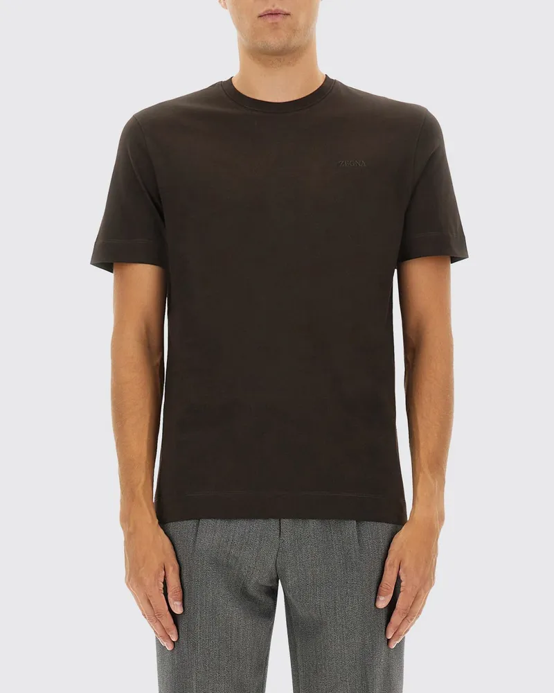 Ermenegildo Zegna T-shirt herren Braun