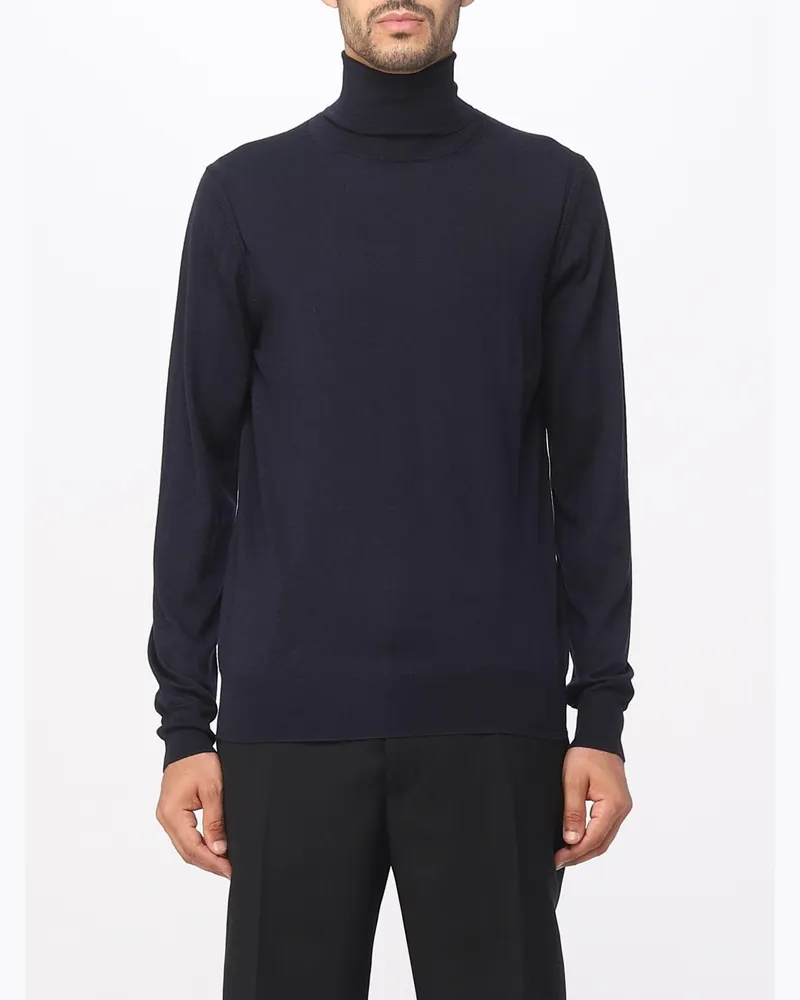 Paolo Pecora Milano Pullover herren Blau